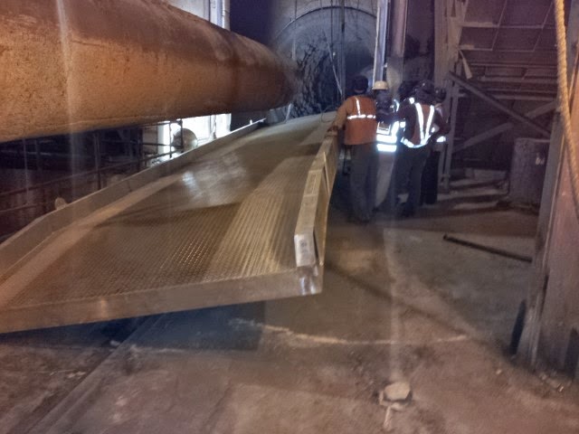 Custom kiln access ramp Custom kiln access ramp