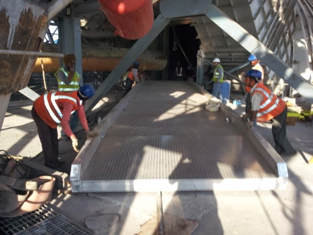 Custom kiln access ramp Custom kiln access ramp