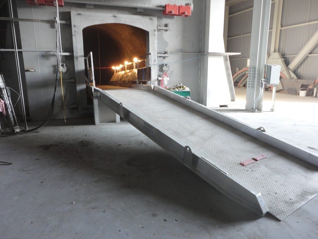 kiln access ramp