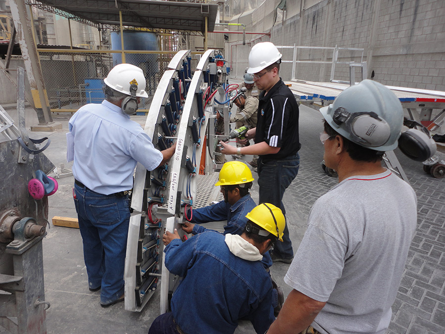 New Bricking Machine Commissioning