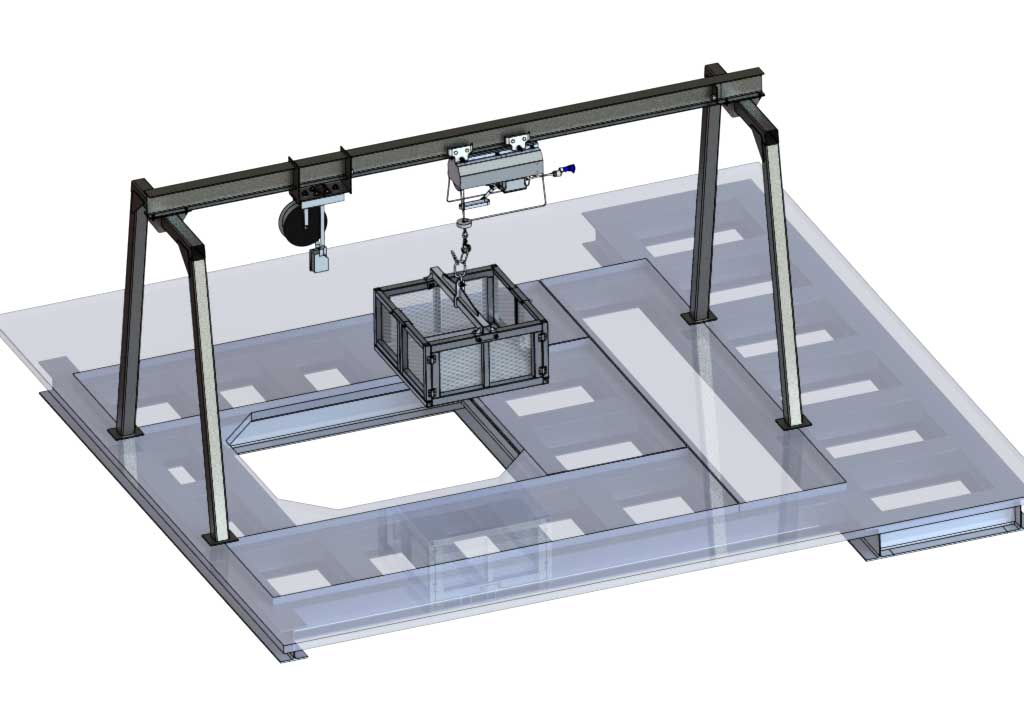 Gantry Crane Rendering