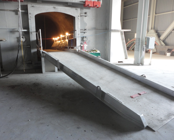 Custom Refractory Kiln Access Ramp